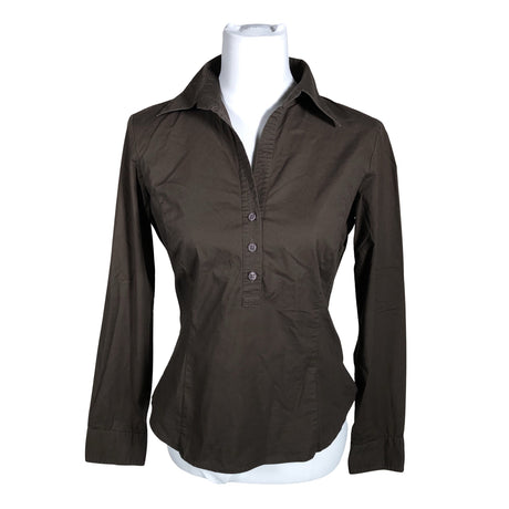 Unisex Benetton - Collared shirt, size 38 - Brown ()