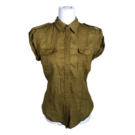 Unisex Gant - Short-sleeved blouse, size 38 - Green ()