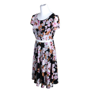 Unisex Andiata - Schiffon dress, size 38 - Black (3)
