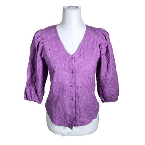 Unisex Selected - Blouse, size 34 - Violet (1)