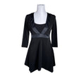 Unisex S.T.I - Schiffon dress, size 36 - Black ()