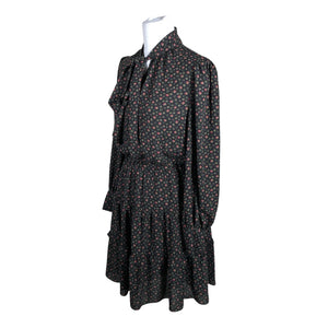 Unisex Lauren Ralph Lauren - Schiffon dress, size 36 - Black (3)