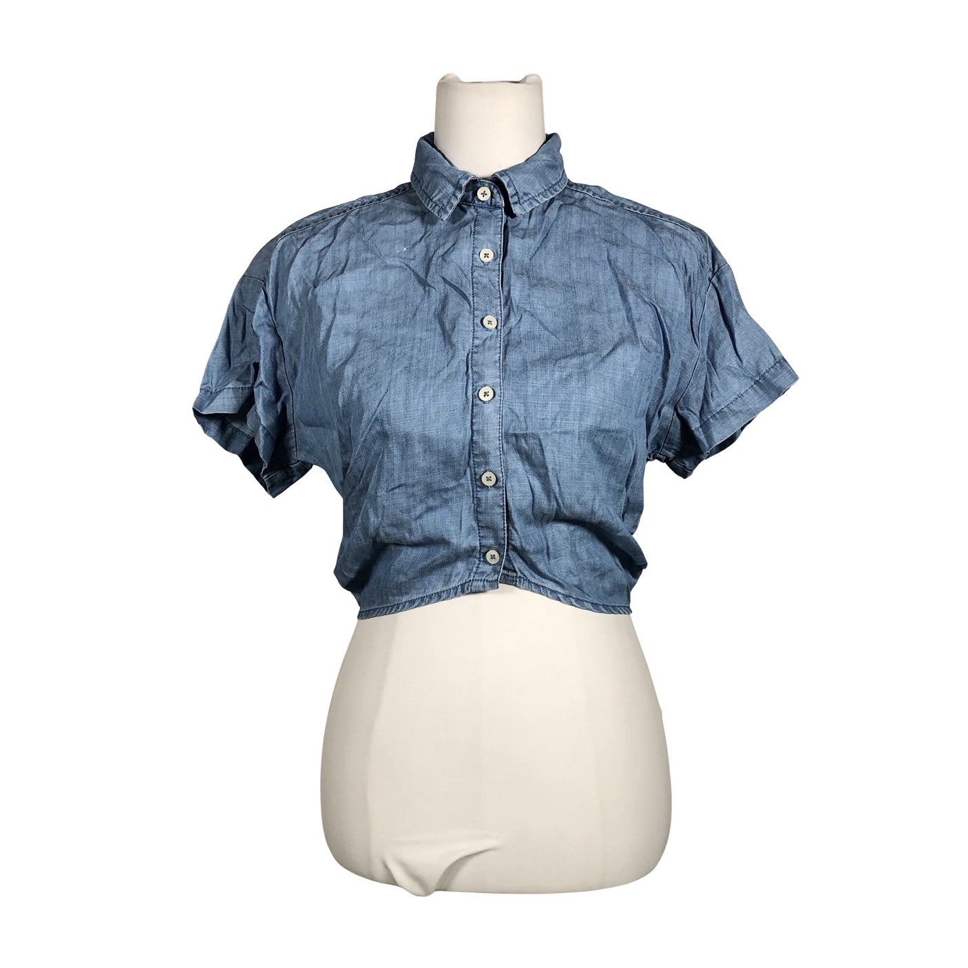 Unisex Salsa - Short-sleeved blouse, size 34 - Light blue (1)