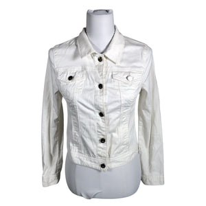 Unisex Your Face - Denim jacket, size 34 - White (1)