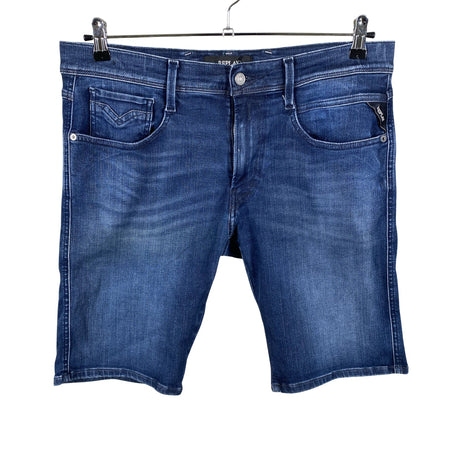 Unisex Replay - Denim shorts, size W34 - Blue ()