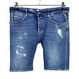 Unisex Replay - Denim shorts, size W34 - Blue ()