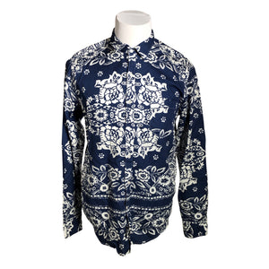 Unisex Replay - Collared shirt, size L - Blue (1)