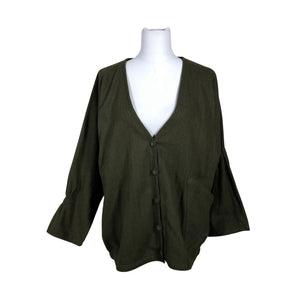 Unisex Gudrun Sjöden - Cardigan, size 40 - Green (1)