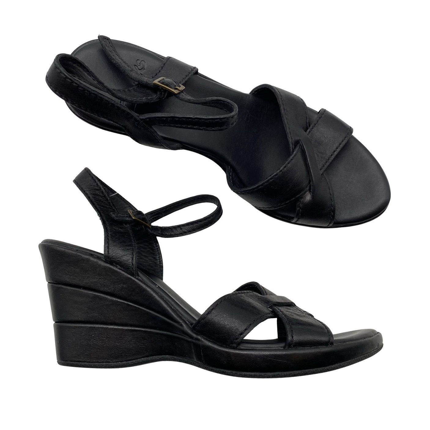 Unisex Clarks - Wedge sandals, size 36 - Black (1)