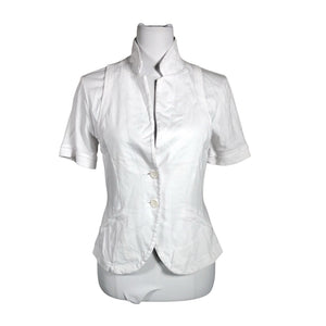 Unisex Sandwich - Sweat jacket, size 38 - White (1)
