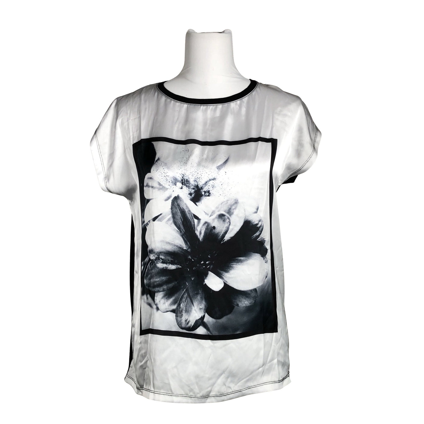 Unisex Marc Lauge - Short-sleeved blouse, size 38 - Gray (1)