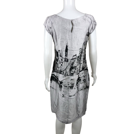 Unisex Uldahl - Schiffon dress, size 36 - Blue ()