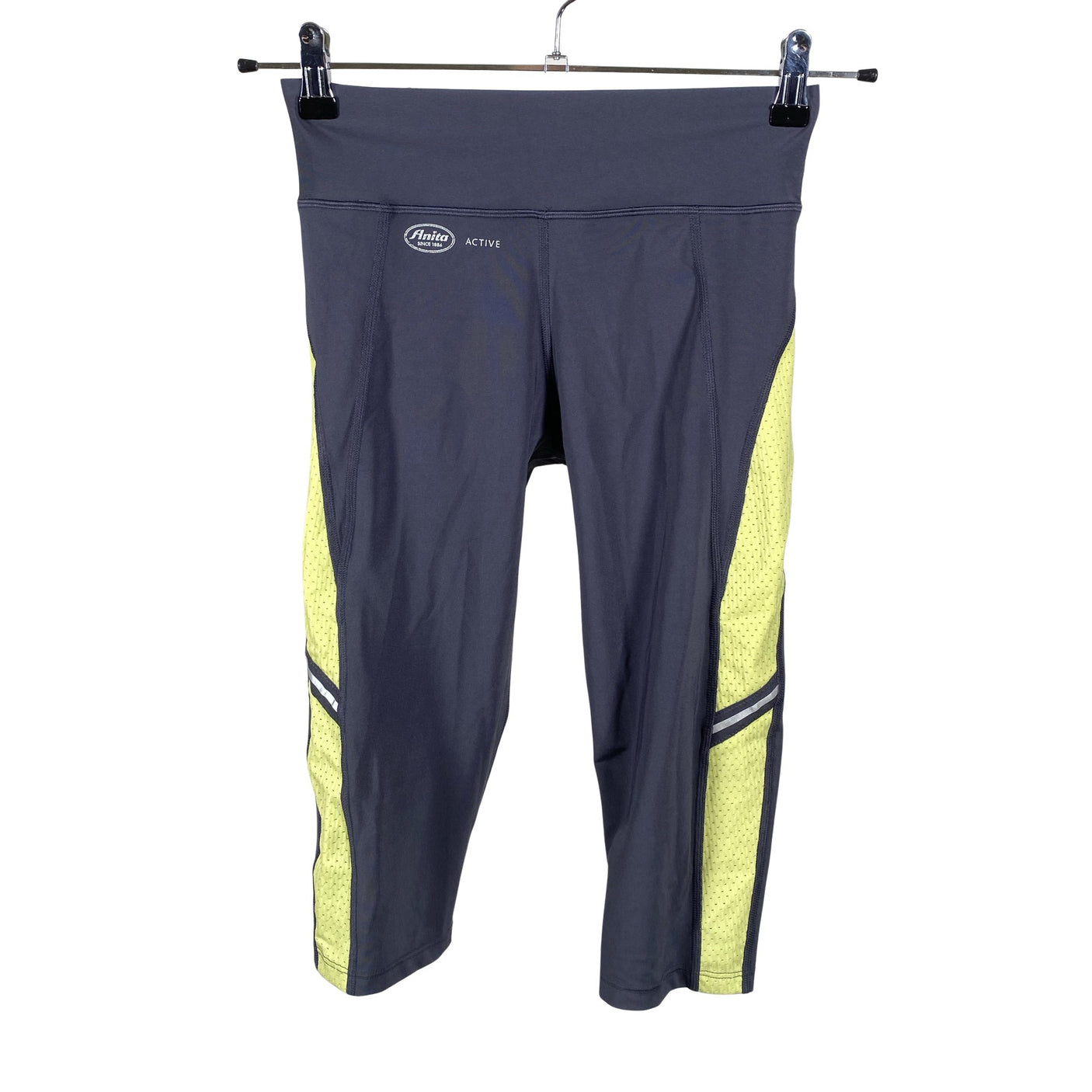 Unisex Anita - Sports capri pants, size 34 - Gray (1)