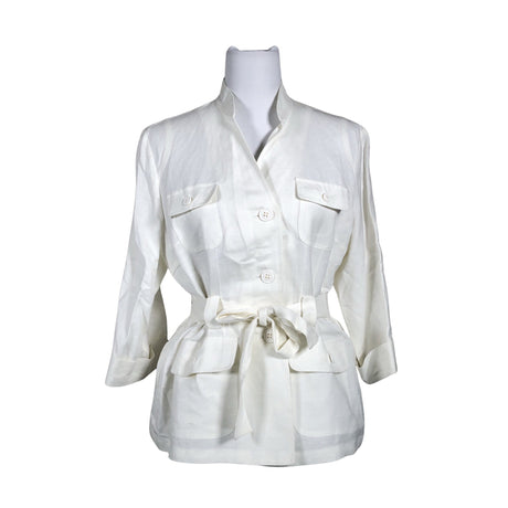Unisex Trendy Line - Jacket, size 40 - White ()