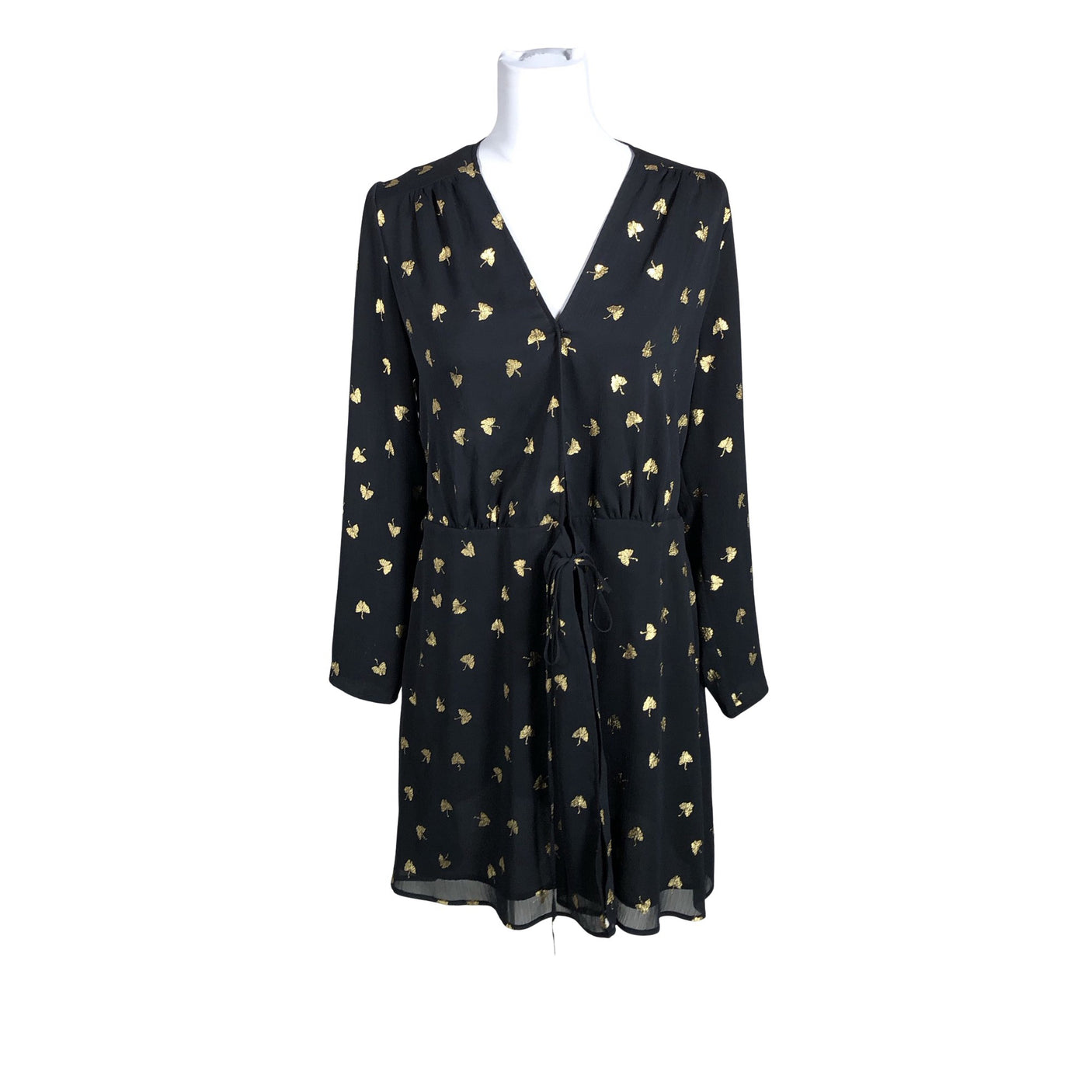 Unisex &Other Stories - Schiffon dress, size 40 - Black (1)