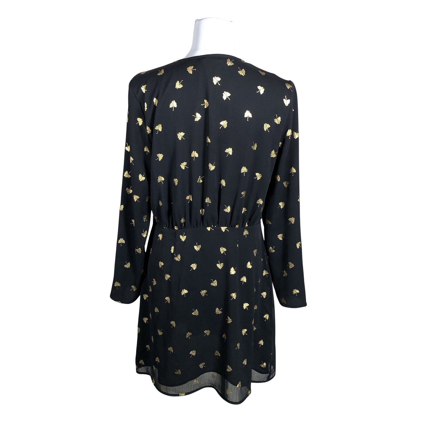 Unisex &Other Stories - Schiffon dress, size 40 - Black (2)