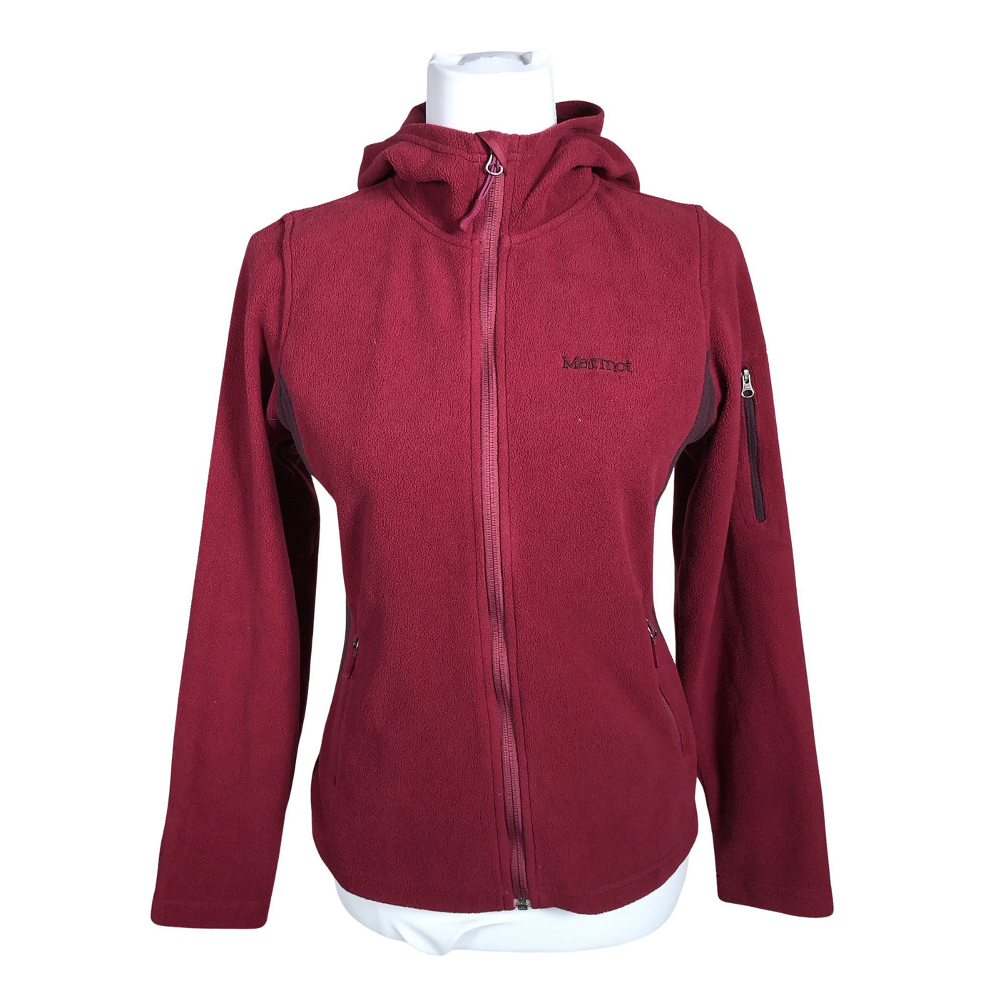 Unisex Marmot - Fleece shirt, size 36 - Wine red (1)