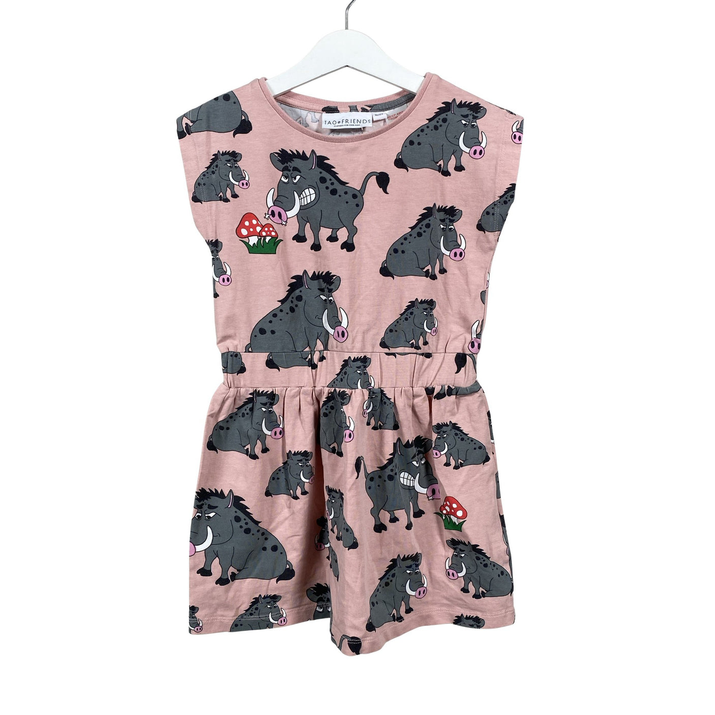 Unisex Tao&Friends - Tricot dress, size 116 - 122 - Light pink (1)