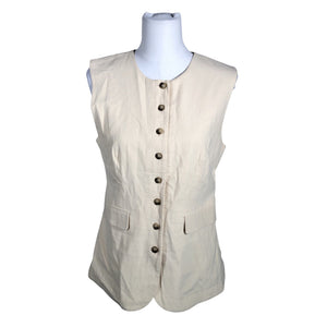 Unisex Selected - Vest, size 40 - Natural white (1)