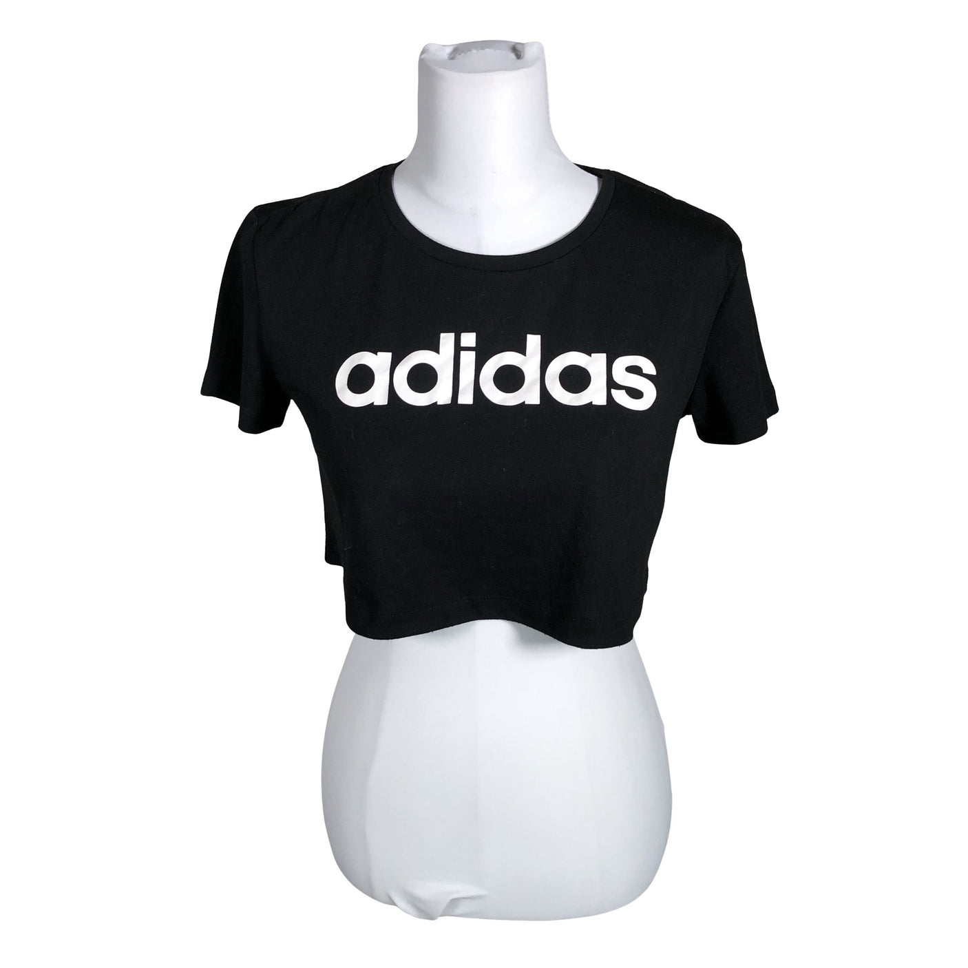 Unisex Adidas - Sports shirt, short sleeve, size 34 - Black (1)