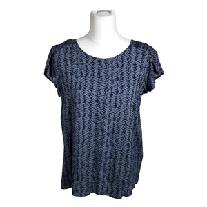 Unisex Soyaconcept - Short-sleeved blouse, size 38 - Blue (1)