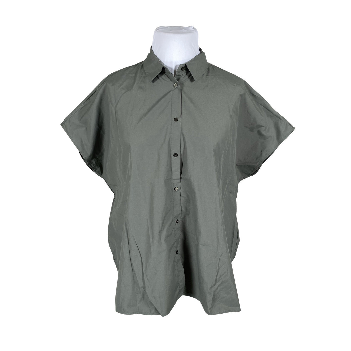 Unisex Soyaconcept - Short-sleeved blouse, size 42 - Green (1)