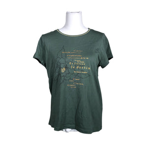 Unisex Fransa - T-shirt, size 38 - Green (1)