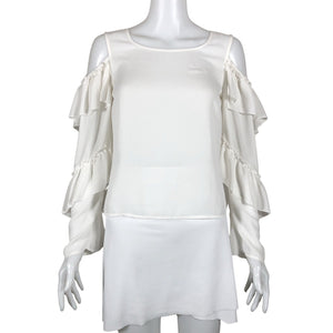Unisex Patrizia Pepe - Blouse, size 38 - White (1)