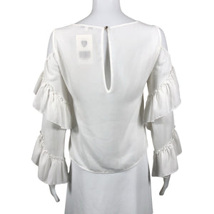 Unisex Patrizia Pepe - Blouse, size 38 - White (2)