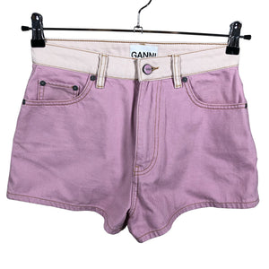 Unisex Ganni - Denim shorts, size W28 - Light pink (1)