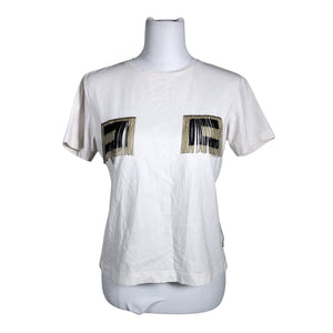 Unisex Elisabetta Franchi - T-shirt, size 44 - White (1)
