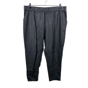 Unisex Zizzi - Leather pants, size 50 - Black (1)