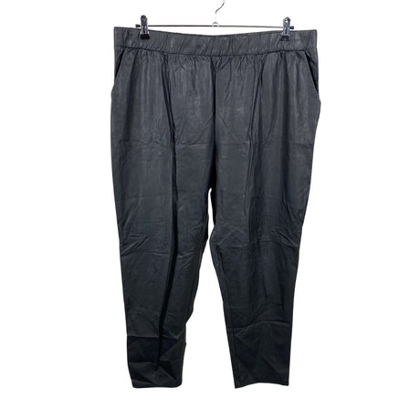 Unisex Zizzi - Leather pants, size 50 - Black ()