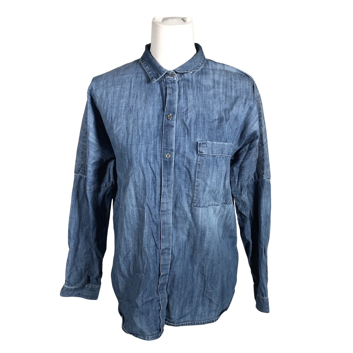 Unisex EDC by Esprit - Denim shirt, size 36 - Blue (1)