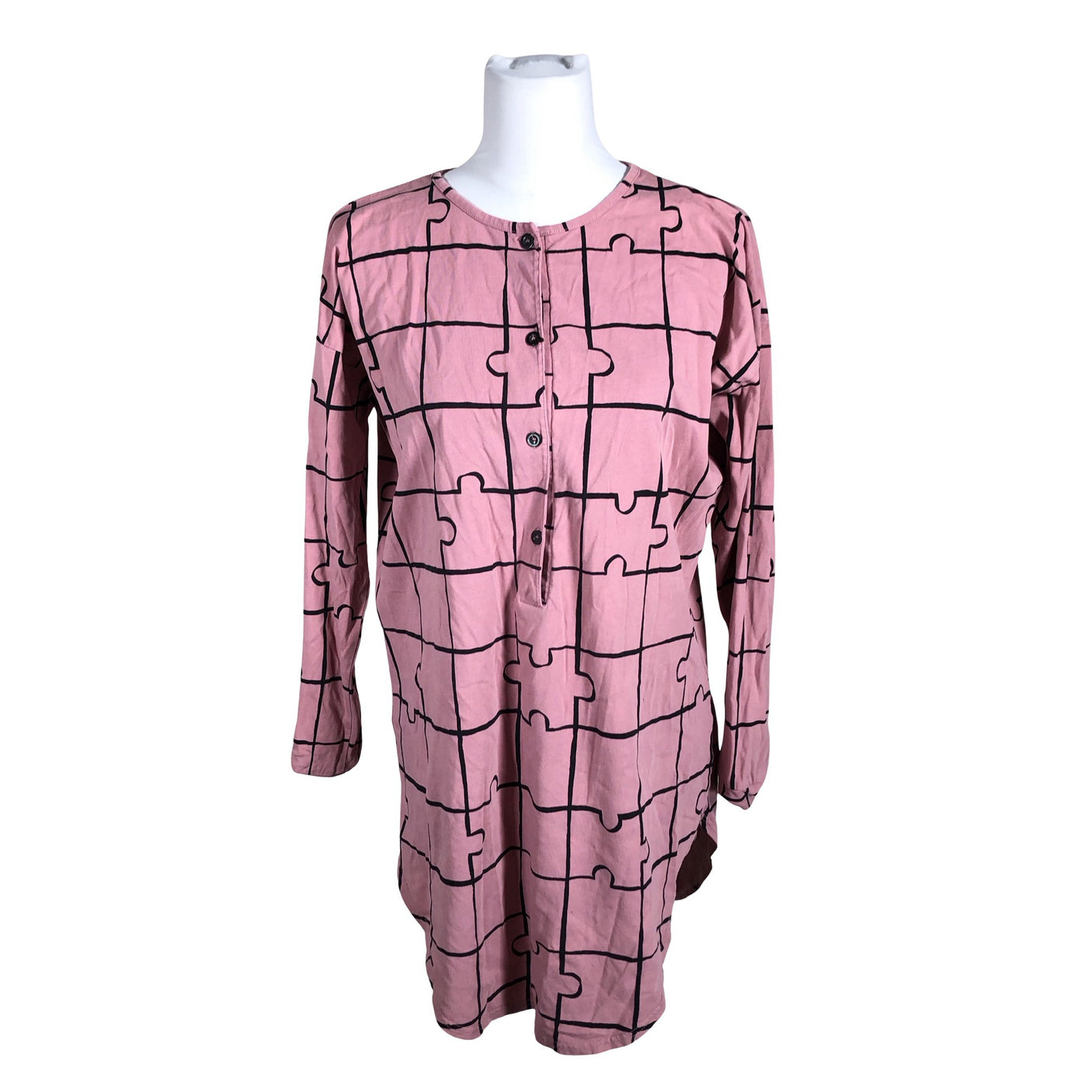 Unisex NOSH - Tricot tunic, size 38 - Light pink (1)