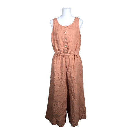 Unisex Not Perfect Linen - Overalls, size 38 - Light pink ()
