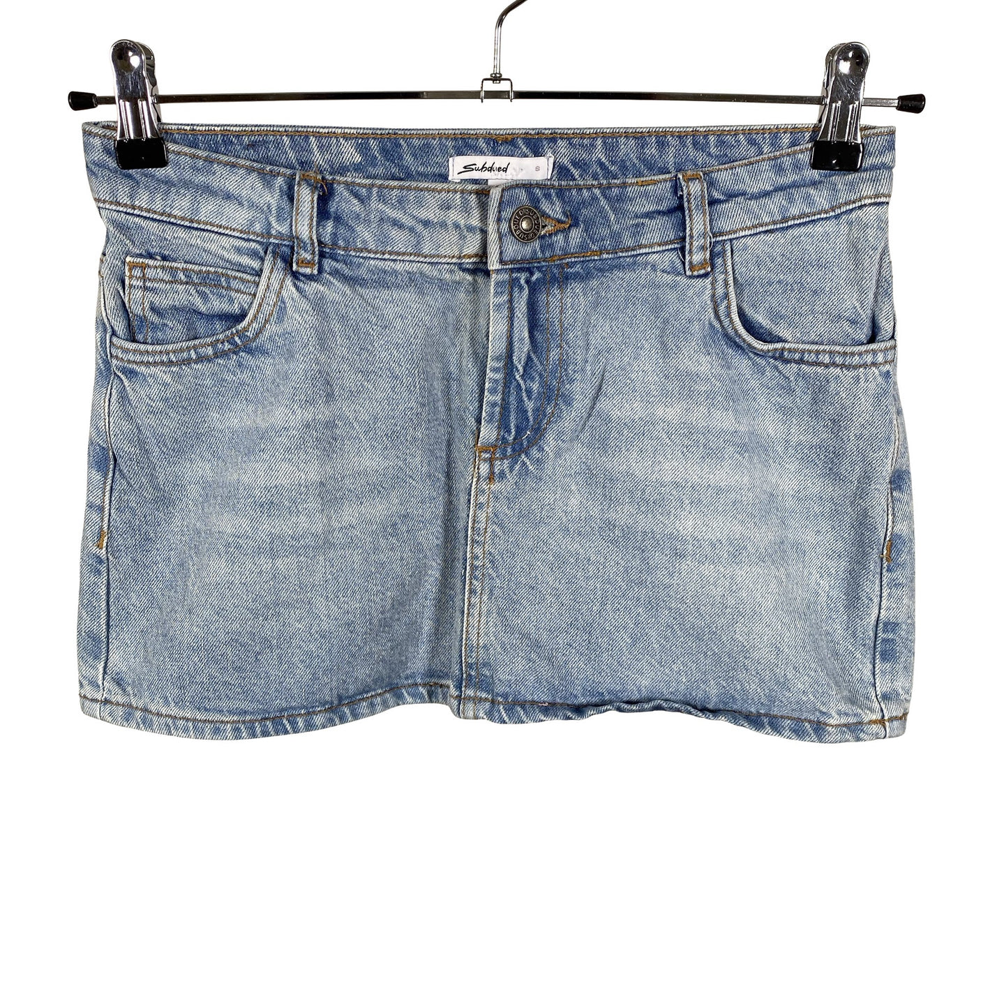 Unisex Subdued - Denim skirt, size 34 - Blue (1)