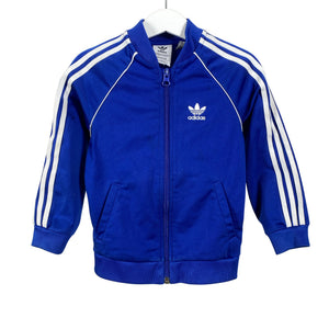 Unisex Adidas - Track jacket, size 98 - 104 - Blue (1)