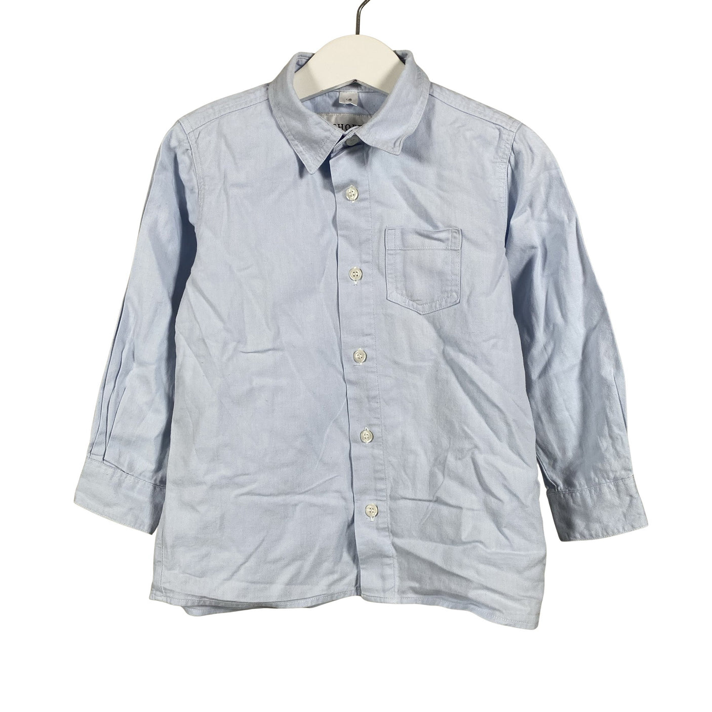 Unisex Schoffa - Collared shirt, size 92 - 98 - Blue (1)