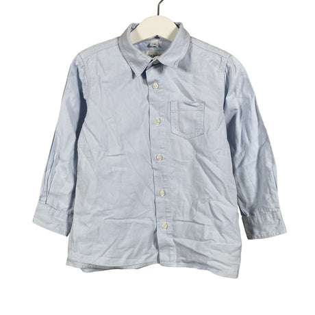 Unisex Schoffa - Collared shirt, size 92 - 98 - Blue ()