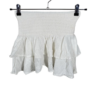 Unisex Brownie - Fabric skirt, size 34 - White (1)