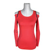 Unisex Casall - Sports shirt, long sleeve, size 34 - Red ()