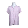 Unisex Luhta - Short-sleeved blouse, size 40 - Light pink ()