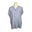 Unisex Luhta - Short-sleeved blouse, size 40 - Light blue ()