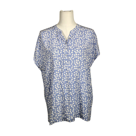 Unisex Luhta - Short-sleeved blouse, size 40 - Light blue ()