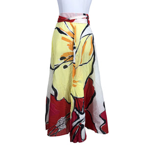 Unisex Marimekko - Fabric skirt, size 38 - Yellow (2)