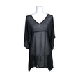 Unisex Actuelle - Schiffon tunic, size 36 - Black ()