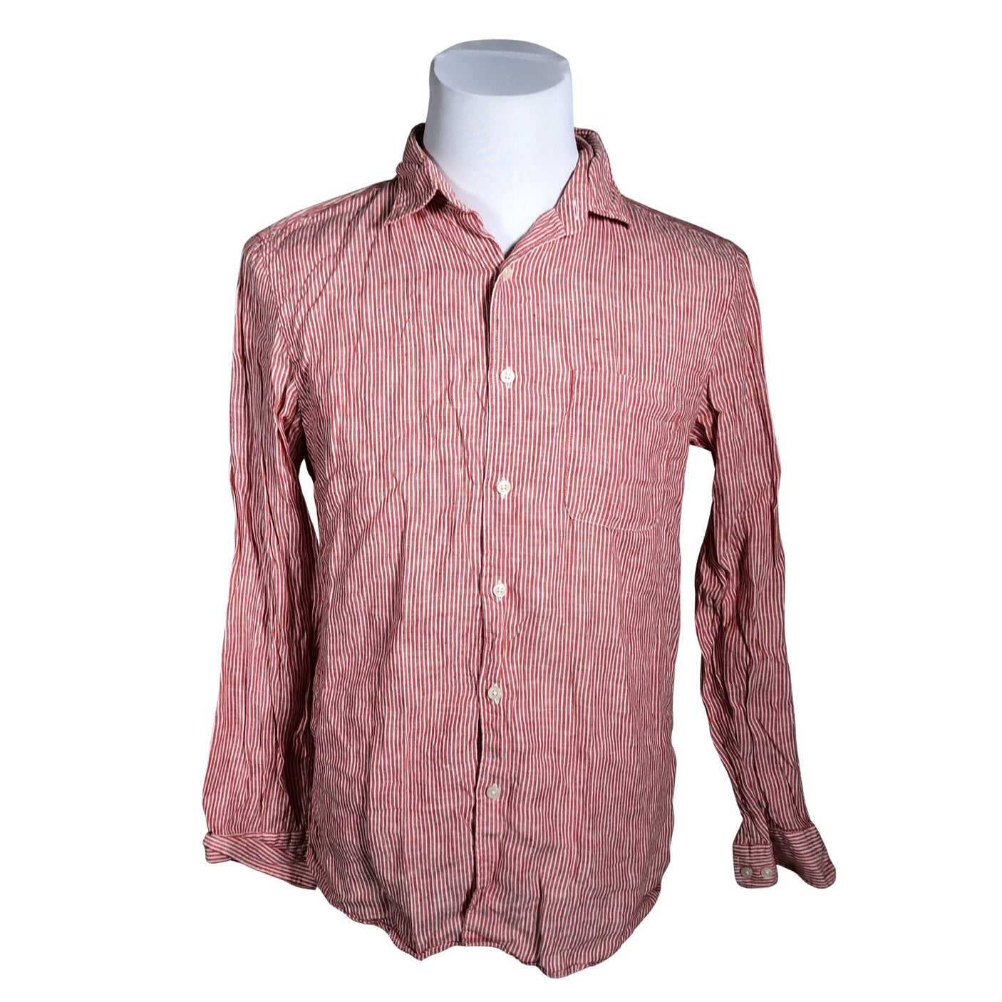 Unisex Uniqlo - Collared shirt, size M - Red (1)