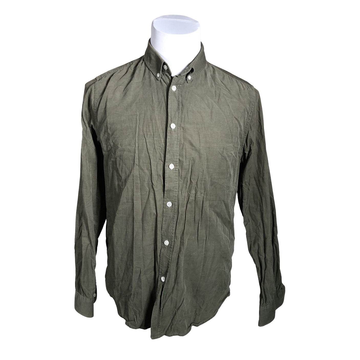 Unisex Samsoe&Samsoe - Collared shirt, size L - Green (1)