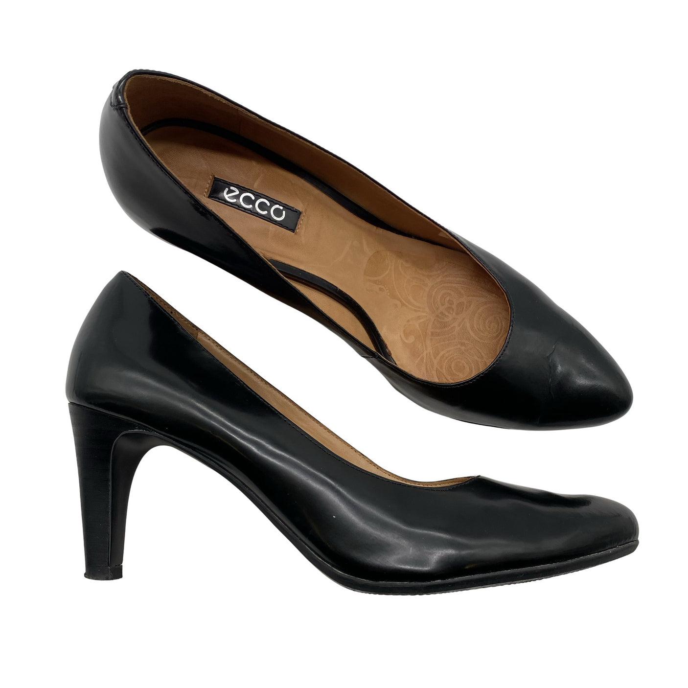 Unisex Ecco - High heels, size 39 - Black (1)